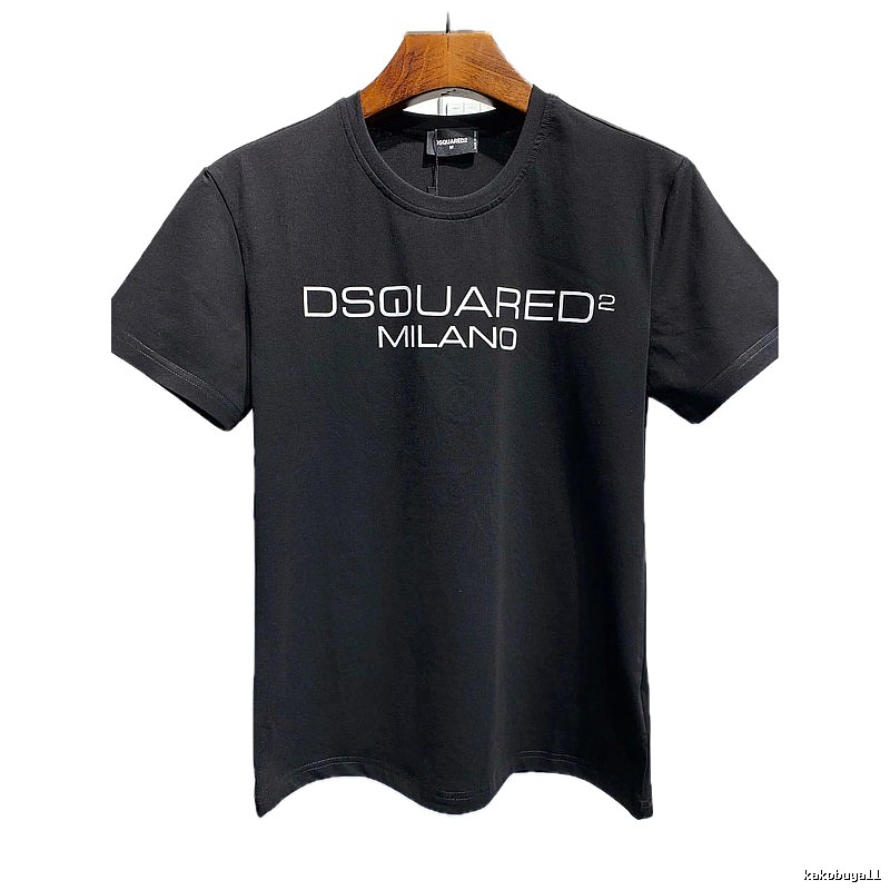 DSQUARED2 Milan Minimalist Style Black T-Shirt