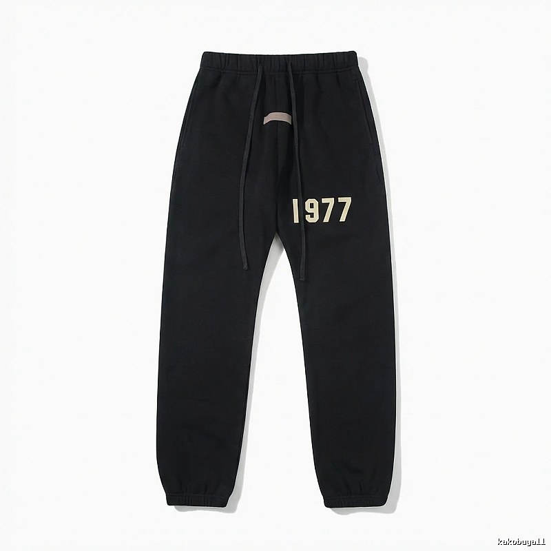 ESSENTIALS 1977 Wind Black Sweatpants