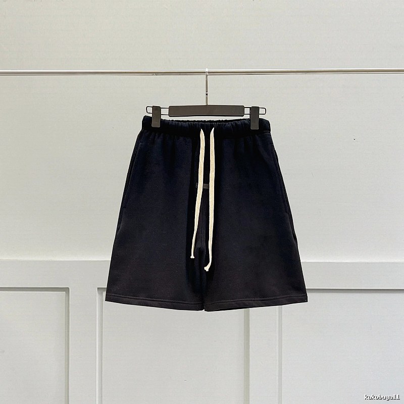 ESSENTIALS Basic Black Shorts