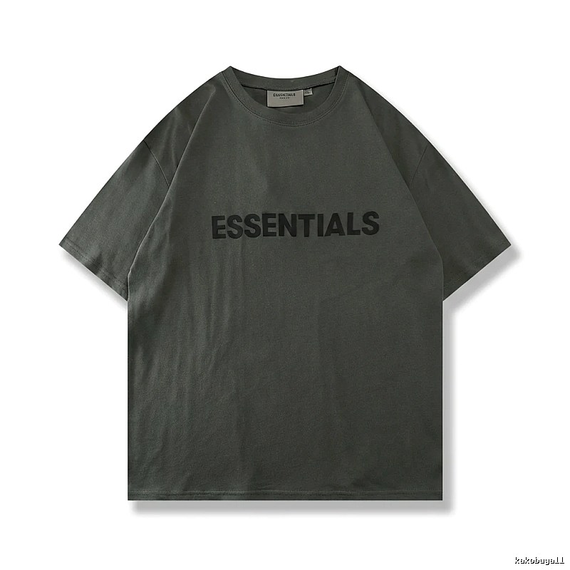 ESSENTIALS Basic Dark Grey T-shirt