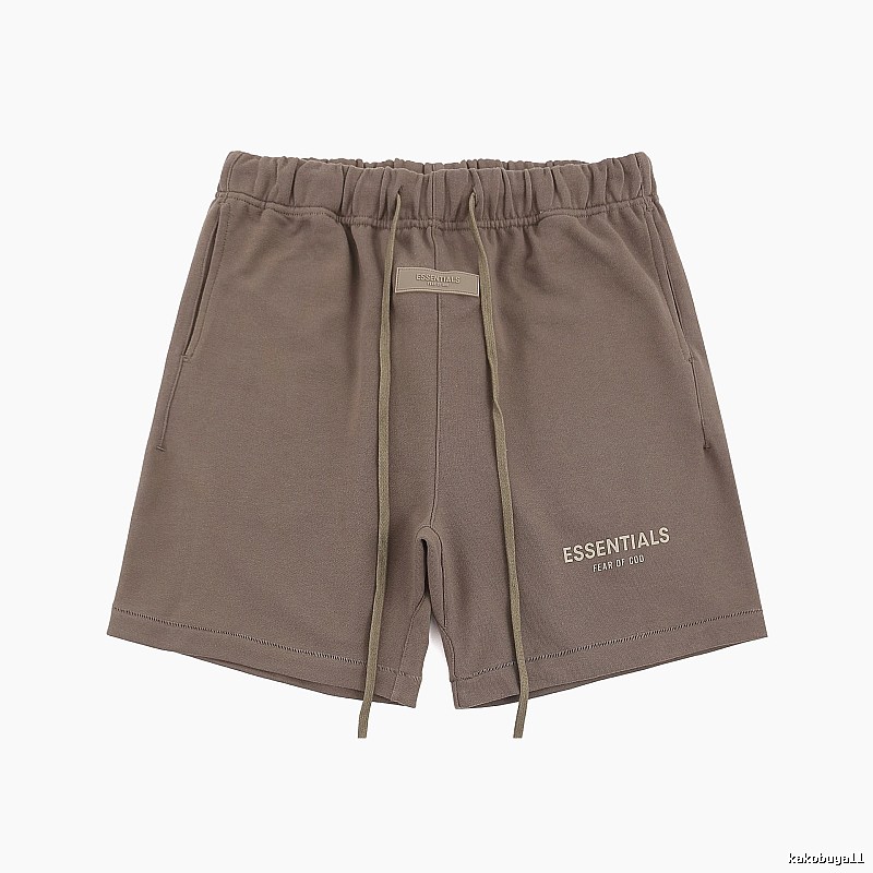 ESSENTIALS Basic Khaki Shorts