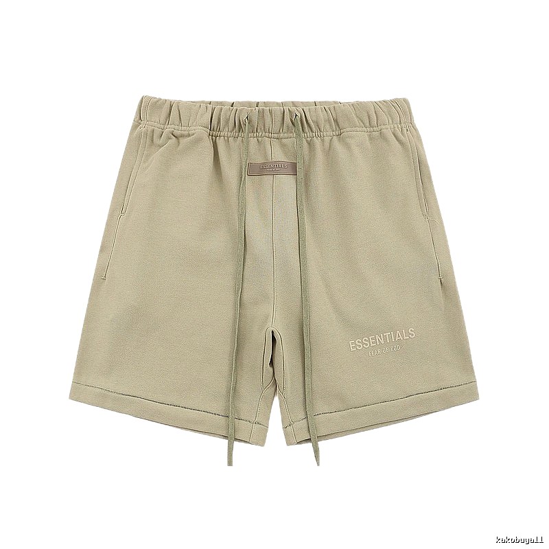 ESSENTIALS Basic Khaki Shorts