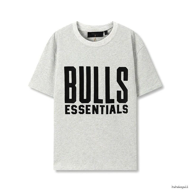 ESSENTIALS Bulls Style Grey T-shirt