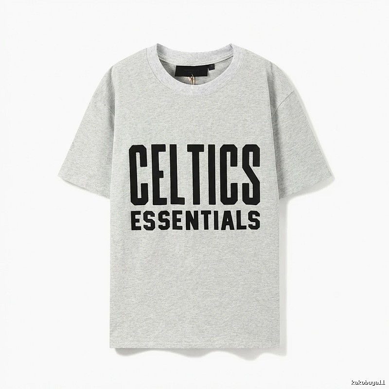 ESSENTIALS Gray and Black T-shirt of the Trendy Brand