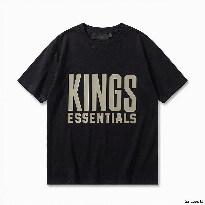 ESSENTIALS KINGS Style Black T - Shirt