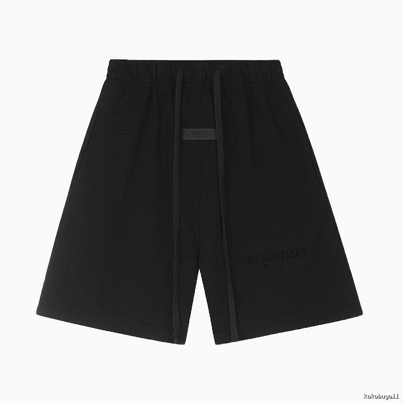 ESSENTIALS minimalist style black shorts
