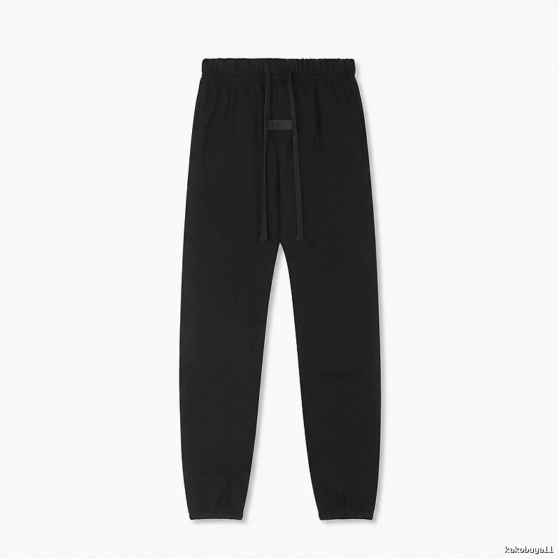 ESSENTIALS minimalist style black sweatpants