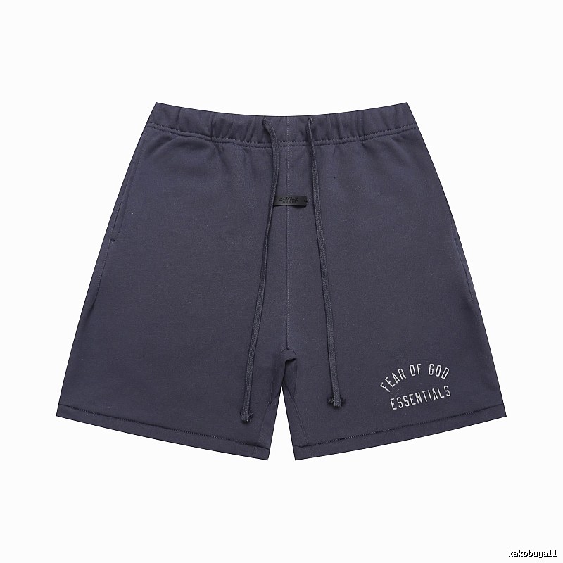 ESSENTIALS minimalist style dark gray shorts