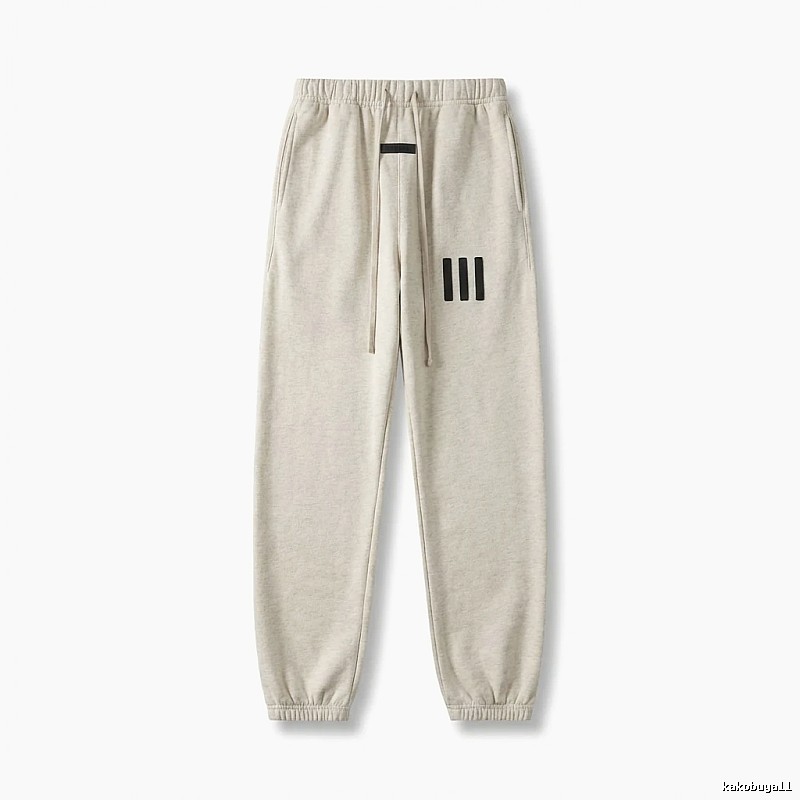 ESSENTIALS minimalist style light gray sweatpants