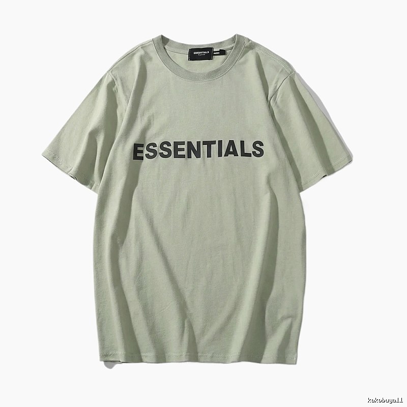ESSENTIALS minimalist style light green T-shirt