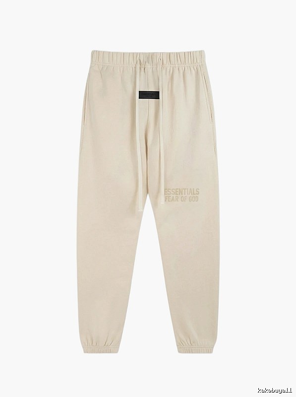 ESSENTIALS minimalist style off-white sweatpants