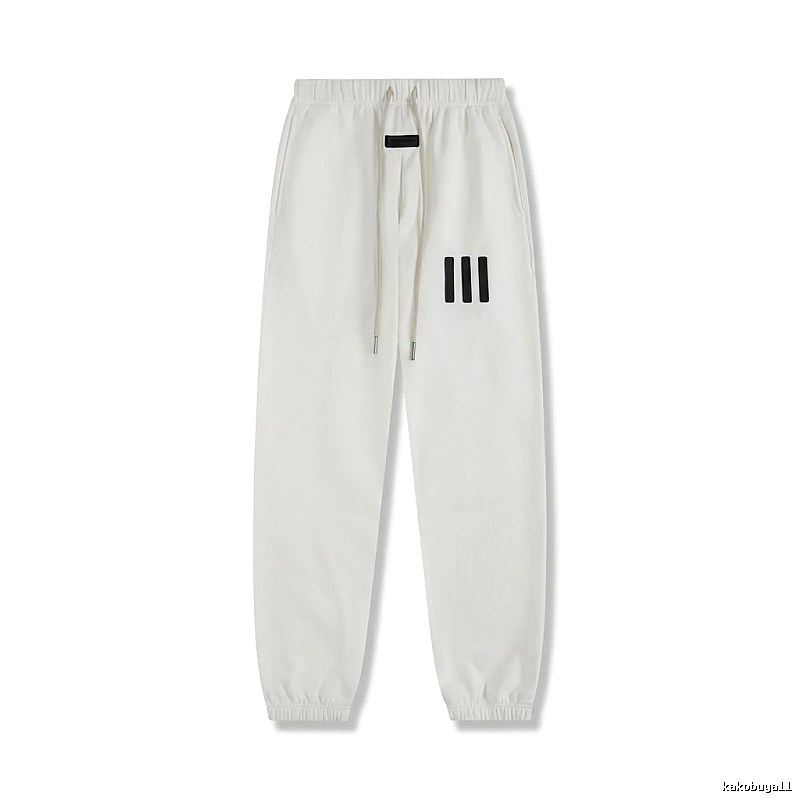 ESSENTIALS minimalist style white sweatpants