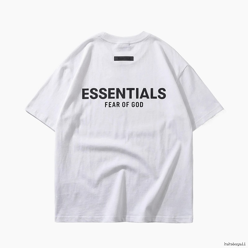 ESSENTIALS minimalist style white T-shirt