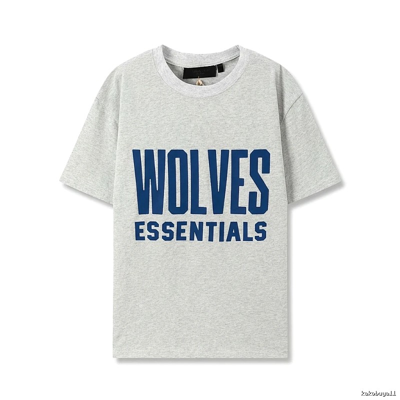 ESSENTIALS Simple Grey Short Sleeve