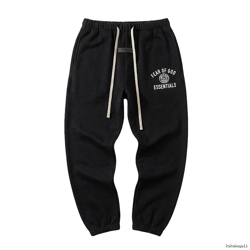 ESSENTIALS simple style black sweatpants