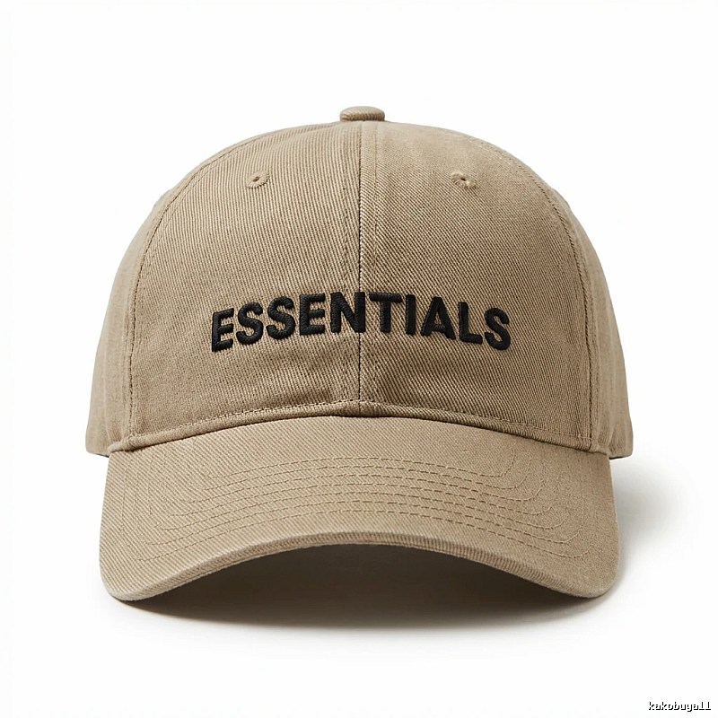 ESSENTIALS Simple Style Khaki Hat
