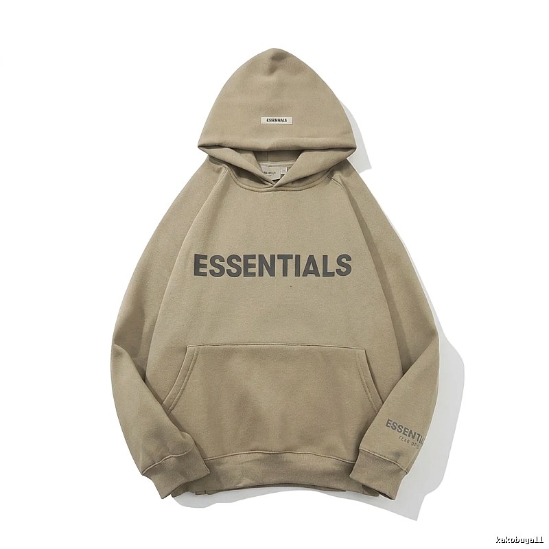 ESSENTIALS Simple Style Khaki Sweatshirt