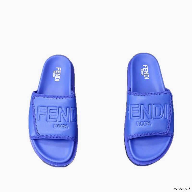 Fendi Roma Trendy Style Purple Slides