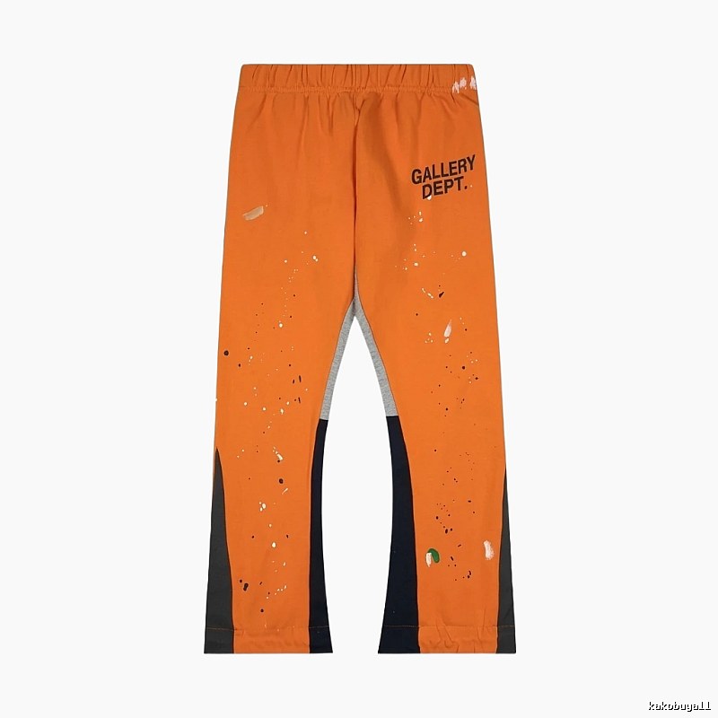Gallery Dept. Art Graffiti Style Orange Pants