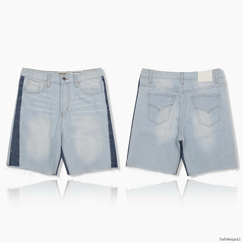 Gallery Dept denim-style light blue shorts