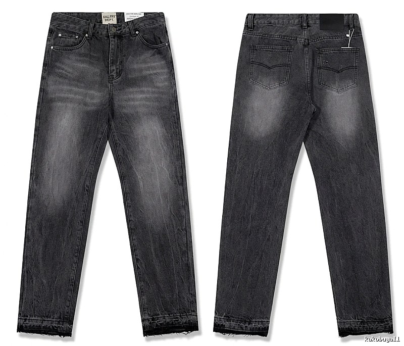 Gallery Dept. Distressed Black Jeans