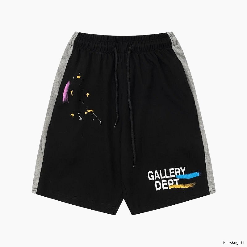 Gallery Dept Graffiti Style Black Shorts