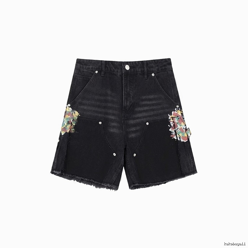 Gallery Dept Graffiti Style Black Shorts