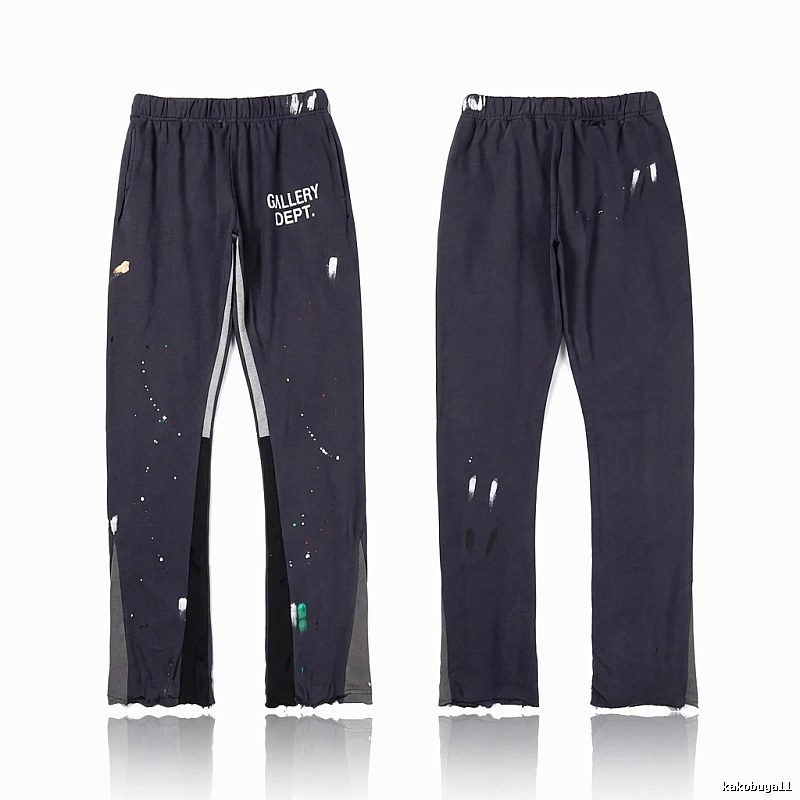 Gallery Dept Graffiti Style Black Trousers