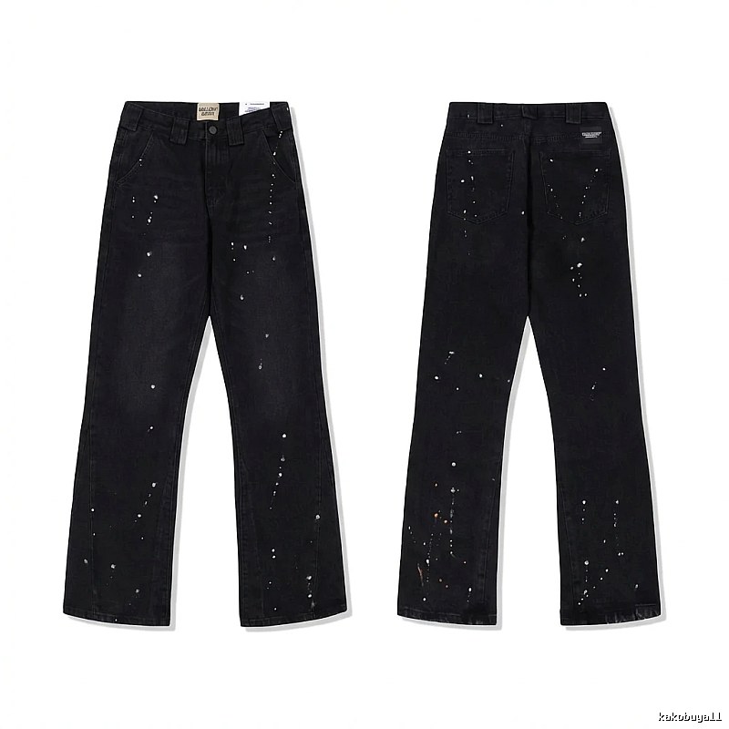 Gallery Dept ink - splashing style black jeans