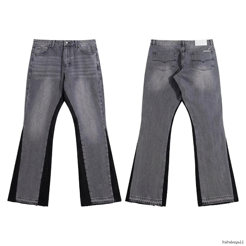 Gallery Dept patchwork grey-black jeans