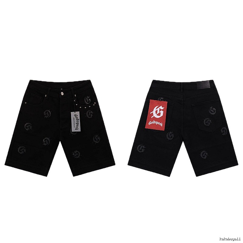 Godspeed Full G Street Style Black Denim Shorts
