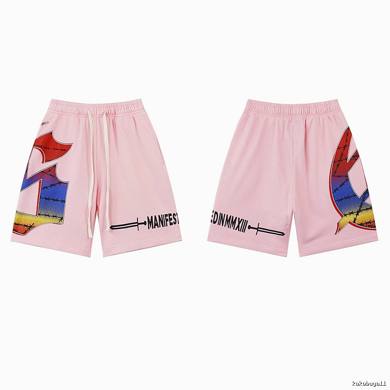 Godspeed Gradient Print Street Style Pink Shorts