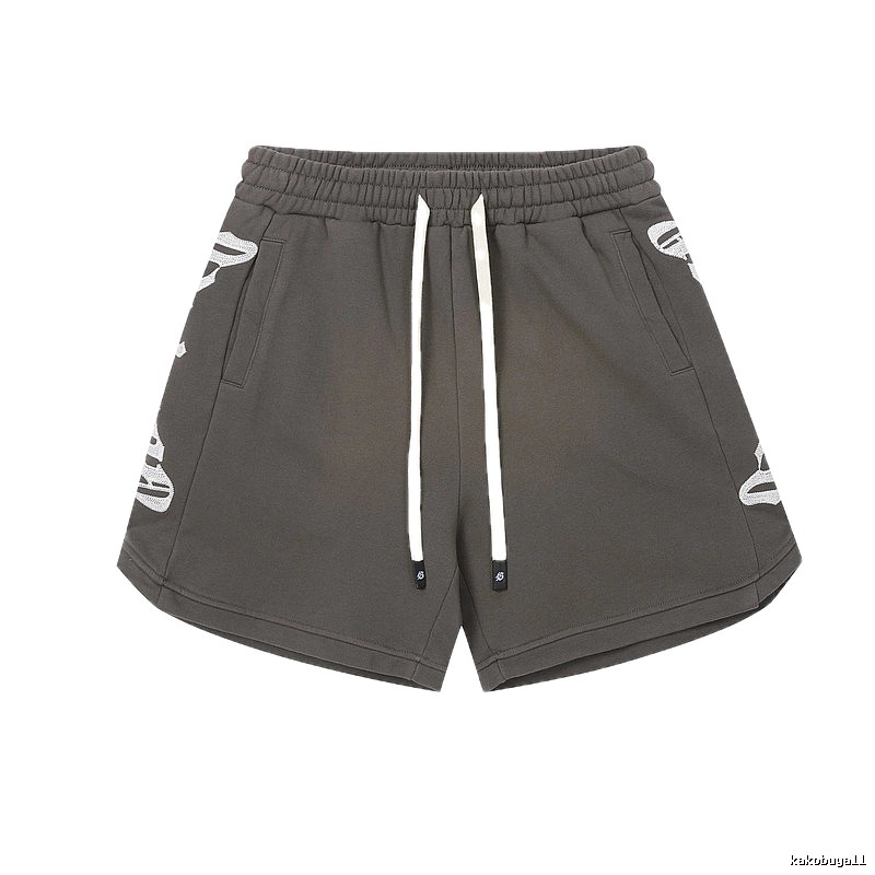 Godspeed Printed Street Style Charcoal Gray Casual Shorts