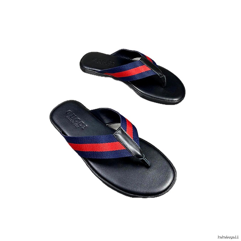 Gucci Classic Web Casual Color-block Flip Flops