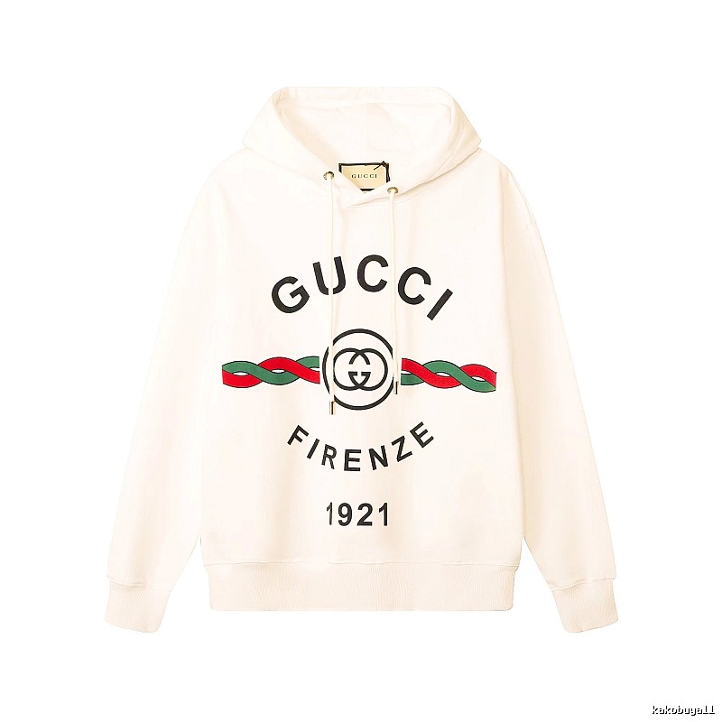 Gucci Hoodie with Cream Hoodie with Gucci Firenze