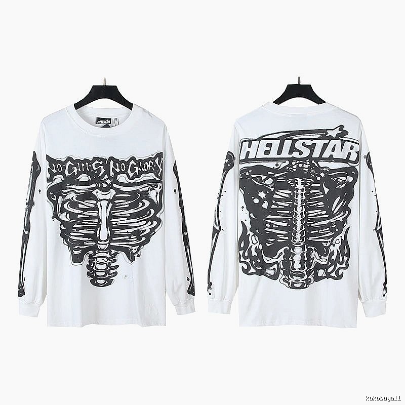Hellstar Dark Style Skull White T-shirt