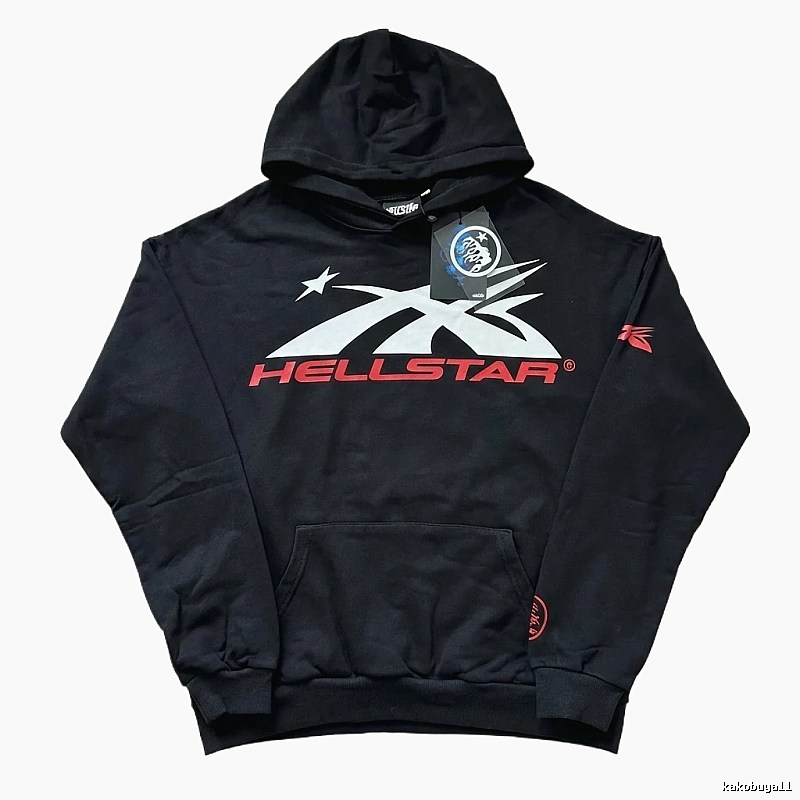 Hellstar Printed Trendy and Cool Black Sweatshirt