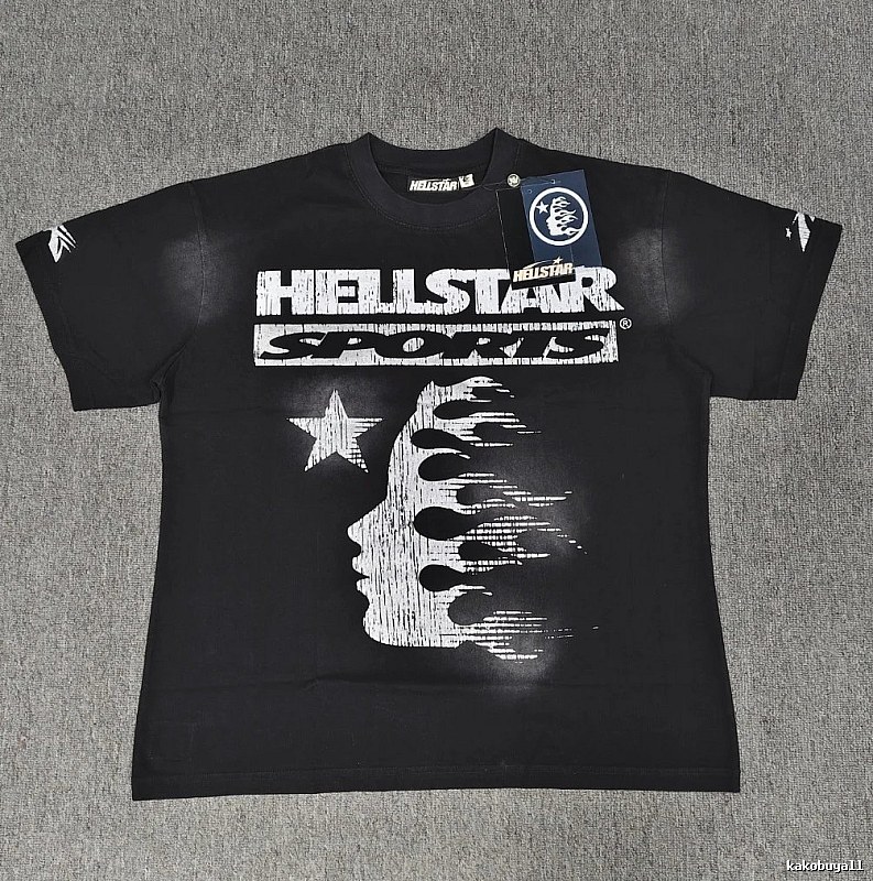 Hellstar Sports Street Style Black Short-sleeve T-shirt