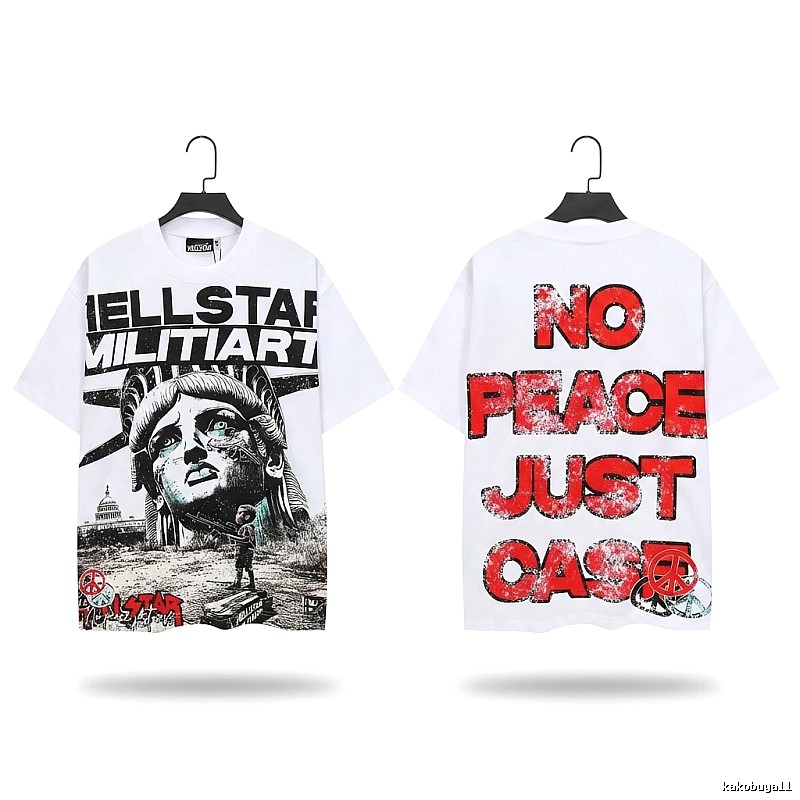 Hellstar Statue of Liberty Print White T-shirt