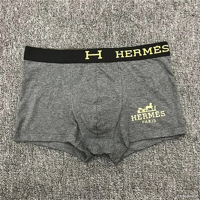 Hermes Streetwear Logo boxer briefs Black Boxer Briefs with Logo Accent