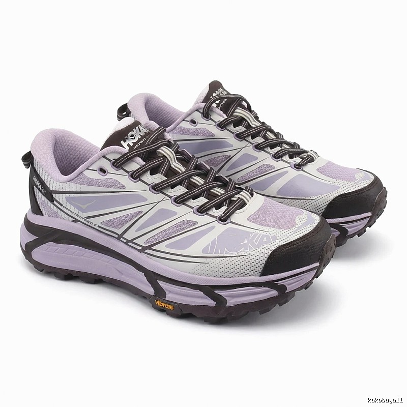 HOKA Trail Running Shoes in Grey-Purple
