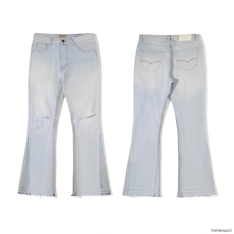 Hole-flared jeans from Gallery Dept.