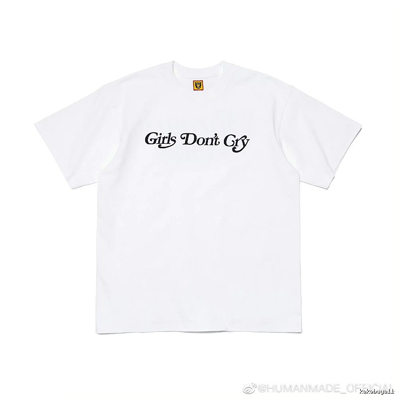 HUMAN MADE Co-branded Japanese Streetwear White Printed T-Shirt