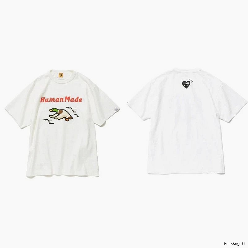 Human Made Premium Style Heart logo T-shirt Black Green Human for Minimal Outfits
