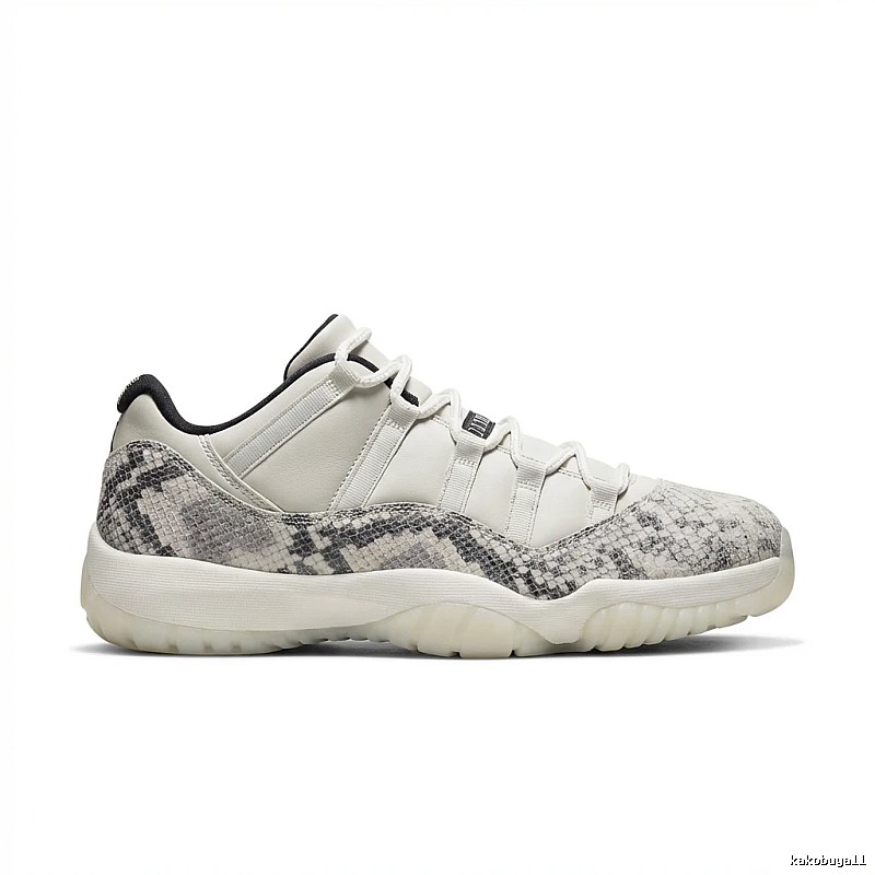 Jordan AJ11 Snake Skin Retro Style Athletic Shoes