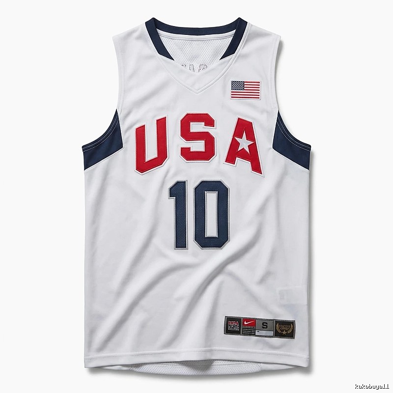 Kobe USA series sporty white jersey