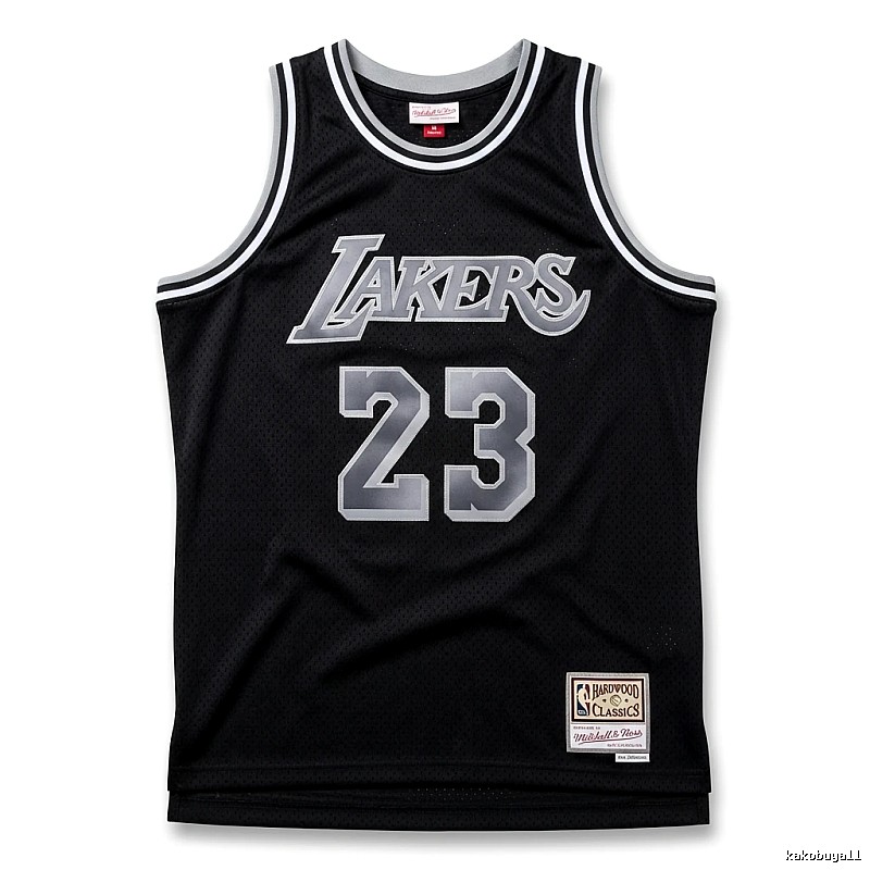 Lakers No. 23 LBJ retro-style jersey