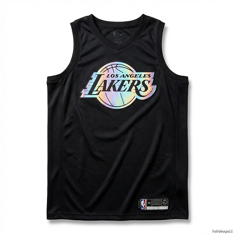 LBJ Lakers black trendy brand vest