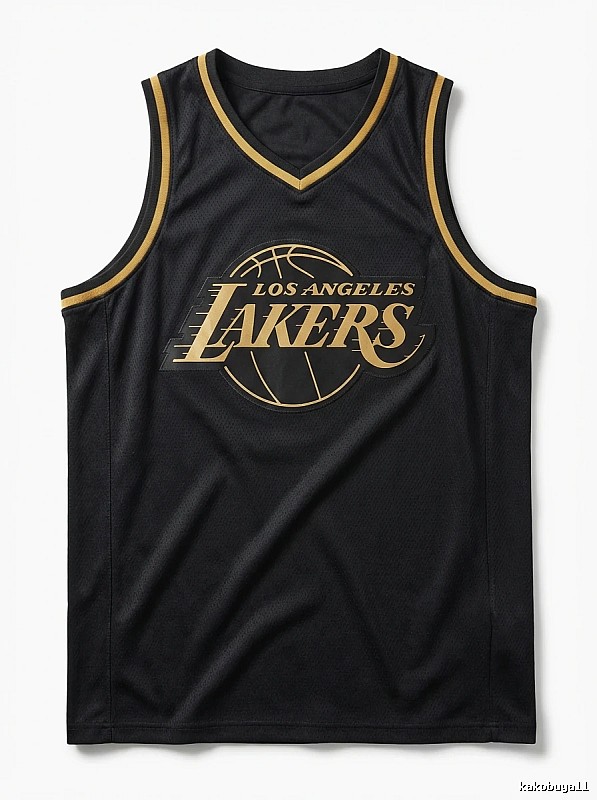 LBJ Lakers retro black jersey