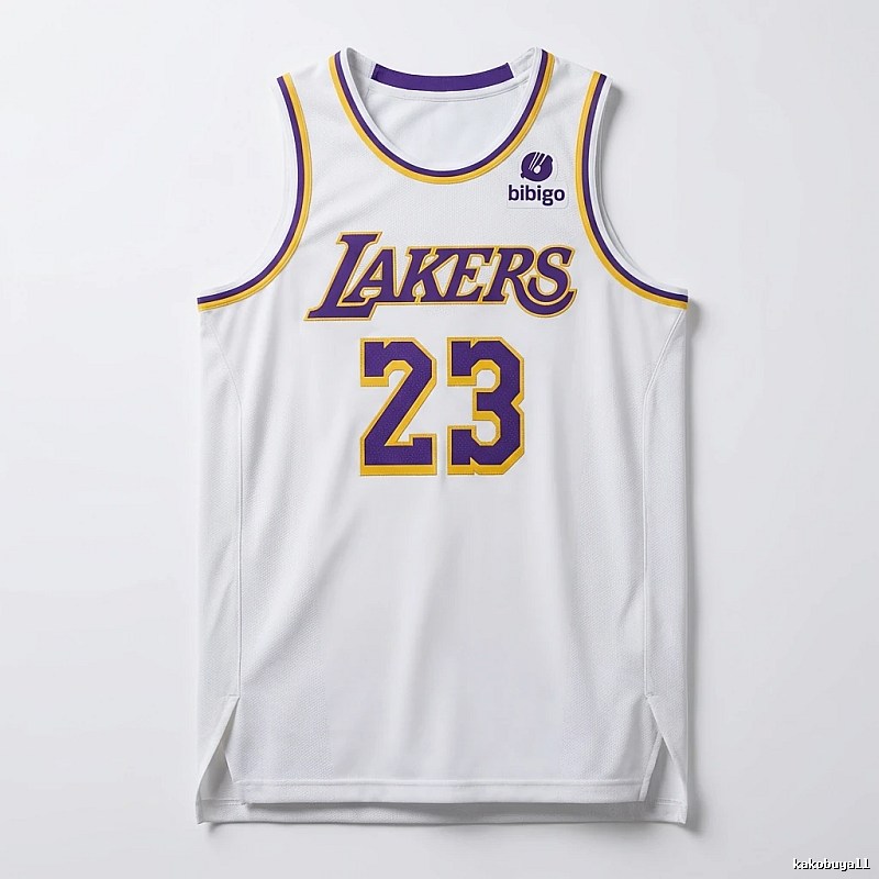 LBJ Lakers retro-style jersey